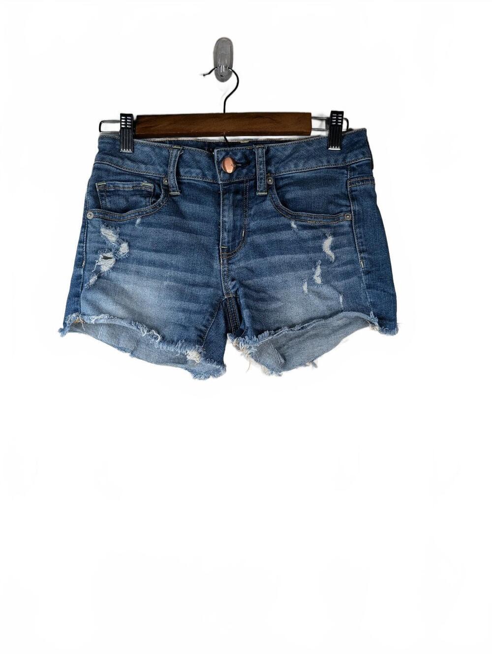 American Eagle Outfitters Y2K Midi Distressed Size 4